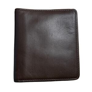 BUXTON Men's Wallet Billfold Genuine Soft Leather Brown NEW